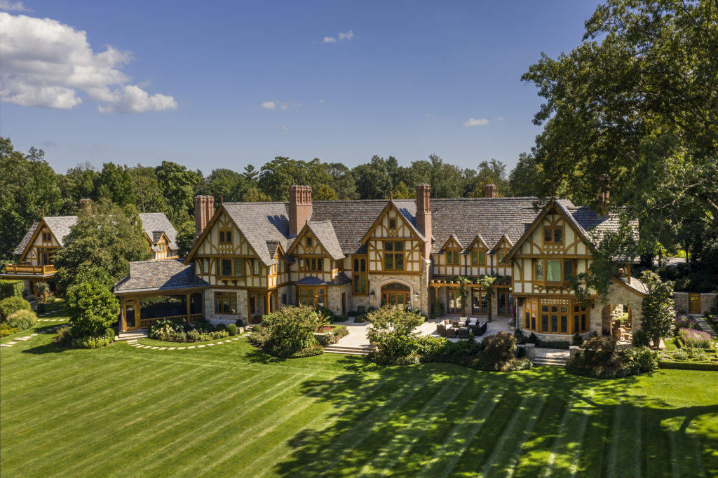 Stucco And Stone Tudor Estate Wadia Associates